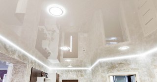 Натяжной ПВХ потолок Клинцы, цена от 2084 руб.